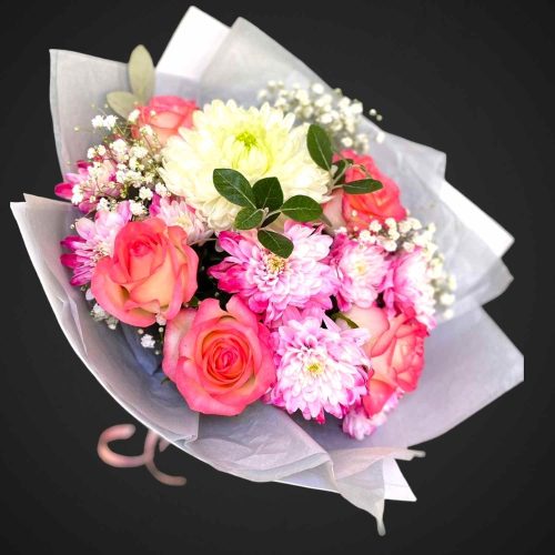 Букет «Клубничное мороженое»