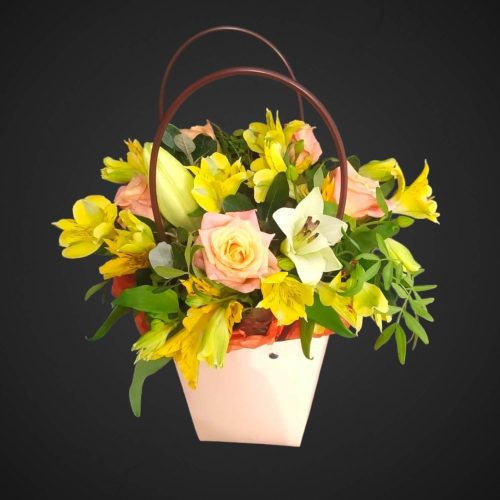 Композиция «Цветочный конфитюр» букет цветов