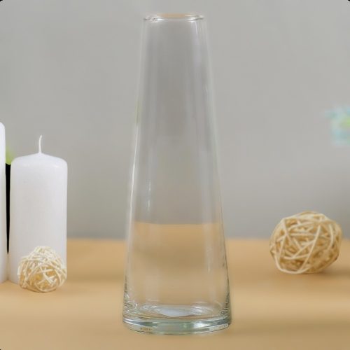 Ваза коническая средняя прозрачная