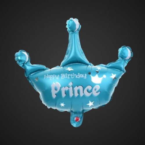 Фольгированный шар корона для принца 86 см