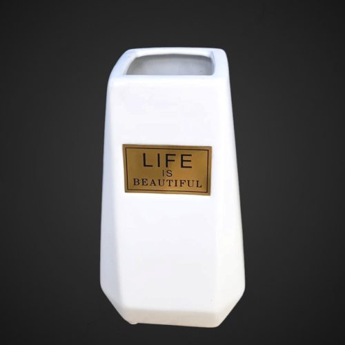 керамическая ваза цветная 18х6,5