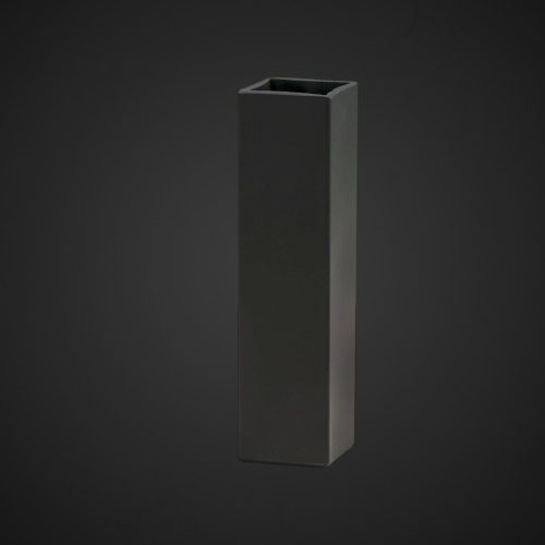 Ваза «Пять вечеров» чёрная матовая 21 см