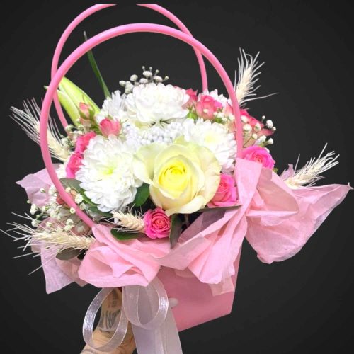 Композиция «Цветочный фейерверк» — букет из свежих цветов