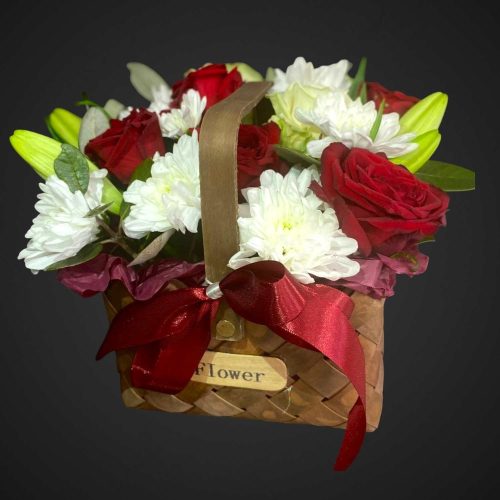 Композиция бархат ночи букет цветов