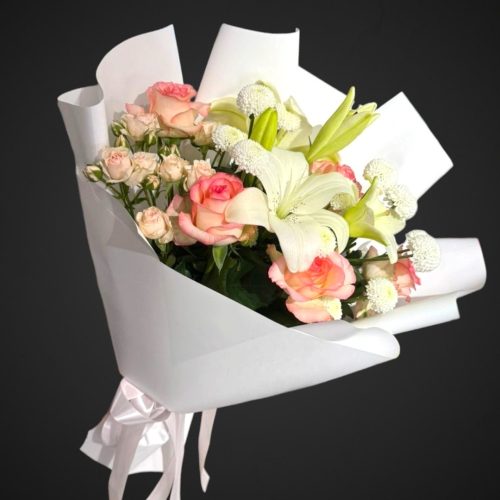 Букет «Геометрия нежности»